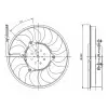 Audi A6 2.0TDI 2.0 Tfsi 2.4 2.8 FSI 3.0 Yfsi 2000 FAN Motoru Davli 383 MM 280 MM 2 FIS 1