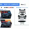 Audi A6 2019-2024 Tampon Seti Komple Ön Arka OEM Silver 4K0807065 Wisco
