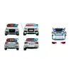 Audi Q7 S-line 2011-2015 (06-15 Arasi Q7 Icin Tampon Seti Komple Ön Arka Far VE Stoplu 4L0807105MGRUS1 Wisco