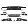 Mercedes W205 2014-2018 Tampon Difüzör Seti Tampon Difüzörü Arka 2 Çıkış Egz Uçlu AMG 2058856238 Wender