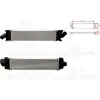 Ford Focus 2007-2015 Turbo Radyatörü Intercooler 600X128X50 3M5H9L440AA Wisco