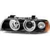 BMW E39 2001-2003 Komple Far Sol Siyah Sarı Sinyal Hella Type 63126900197 Wender