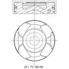 Opel Astra J B 1.6DTL 14 Astra K B 1.6DTL 15 2014-2015 Piston Sekman 80.20 050 55577552+ Goetze