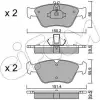 Mercedes-benz W210 W202 S202 A208 S210 R170 1995- Fren Balatası Ön A004420022041 Aspart