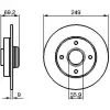 Opel Crossland X 2017- Fren Diski Arka 294MM 1613500780 Bosch
