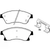Opel Astra J 2009-2015 Chevrolet Cruze 2009-2015 Fren Balatası Ön 276MM 15 INC D13301207 Eurorepar
