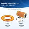 MERCEDES BENZ 123 (W123) / MERCEDES BENZ 123 (S123) Hava+Yağ Filtre Bakım Seti
