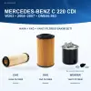 MERCEDES BENZ C (W203) / MERCEDES BENZ C (CL203) Hava+Yağ+Yakıt Filtre Bakım Seti