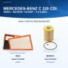 MERCEDES BENZ C (W203) / MERCEDES BENZ C (S203) Hava+Yağ Filtre Bakım Seti