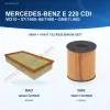MERCEDES BENZ E (W210) Hava+Yakıt Filtre Bakım Seti