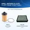 OPEL ANTARA A (L07) Yağ+Polen Filtre Bakım Seti