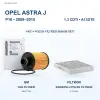 OPEL ASTRA J 1.3 CDTI A13DTE Yağ ve Karbonlu Polen Filtre Bakım Seti