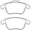 Citroen C5 2006-2014 Fren Balata Ön Fisli ME6G9J2K021AA Nextpart