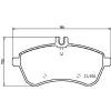 Mercedes-benz C 2007- Fren Balata Ön A005 420 0820 Nextpart