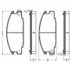 Opel Frontera 1992-1998 Fren Balata Ön Ikazli 8943357870 Nextpart