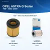OPEL ASTRA G (T98) Yağ+Yakıt Filtre Bakım Seti