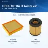 OPEL ASTRA H (L70) Hava+Yağ Filtre Bakım Seti