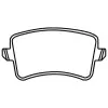 Audi A8 2003-2010 Fren Balata Arka Fisli 3D0698451A Nextpart