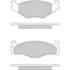 VW Golf 1983-1992 Fren Balata Ön 191 698 151B Nextpart