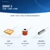 BMW 3 (E36) Hava+Yağ+Yakıt Filtre Bakım Seti