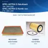 OPEL ASTRA G (T98) / OPEL ASTRA G (F70) Hava+Yağ Filtre Bakım Seti