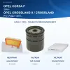 OPEL CROSSLAND X / CROSSLAND (P17, P2QO) Hava+Yağ+Polen Filtre Bakım Seti