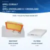 OPEL CROSSLAND X / CROSSLAND (P17, P2QO) Hava+Polen Filtre Bakım Seti