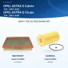 OPEL ASTRA G (T98) Hava+Yağ Filtre Bakım Seti