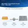 VW CADDY II (9K9A) Hava+Yakıt+Polen Filtre Bakım Seti