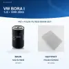 VW BORA I (1J2) Yağ+Polen Filtre Bakım Seti