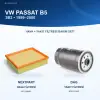 VW PASSAT B5 (3B2) Hava+Yakıt Filtre Bakım Seti