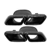 Egzoz Ucu W213 Set; Siyah -AMG E63-