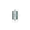 BMW E30 E34 E36 Yakıt Filtresi M10 M20 M30 M40 M43 M50 M60 Kalın Tip Alüminyum 13321270038 Knecht