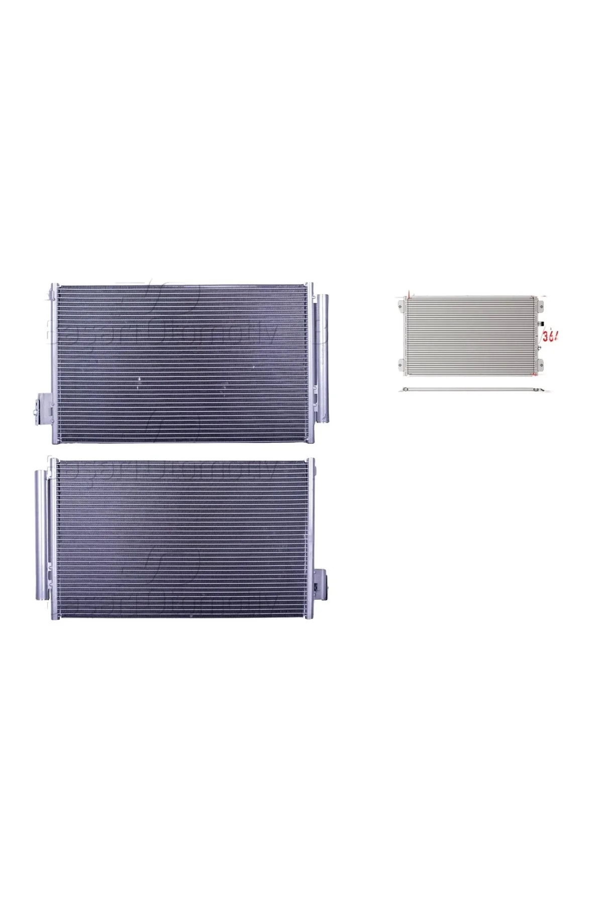 FIAT500L. Egea 1.4 2012- A/C Condenser 605X364X16 51887906 Wisco