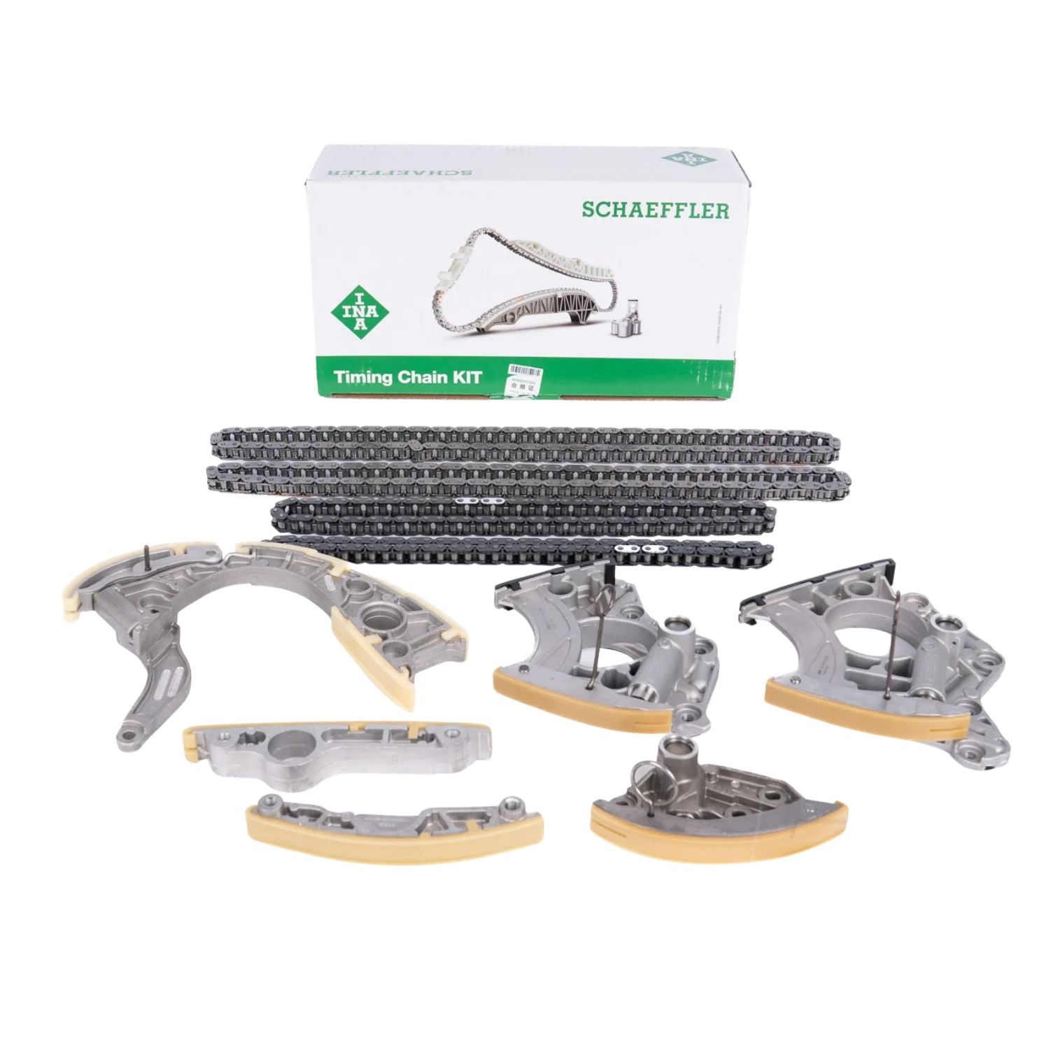 VW Touareg Q7 Cayenne BUN BUG Casa BMK 3,0 TDI 2004- Timing Chain Kit 13 Pieces 5591281100 INA