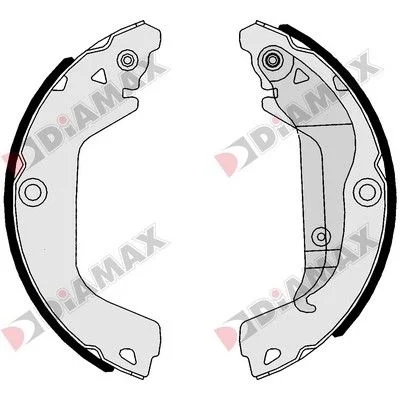 Chevrolet Cruze 2009- Rear Brake Shoes 13304927 Wisco