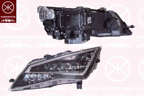 Seat Leon 2013-2017 Headlight Left LED with Control Module 5F1941007AF Arteb