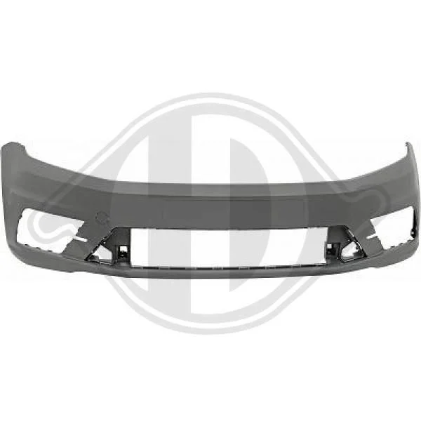 VW Caddy 2015- Bumper Front Primed TUV Certified 2K5807221KGRU Poliplast