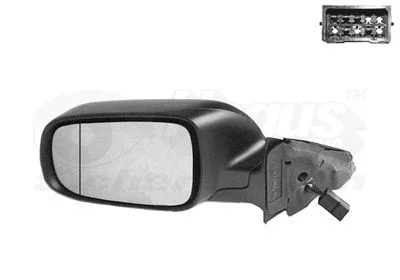 Audi A3 (8L1) 1996-2000 / A4 (8D2) 1994-2000 / A6 (4A2) Mirror Glass Left Heated Flat Blue Glass 4A1857535AB Viewmax
