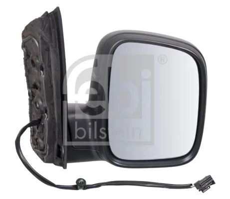 VW Caddy T5 2004- Mirror Glass Right Manual Convex 7H1857522 Viewmax