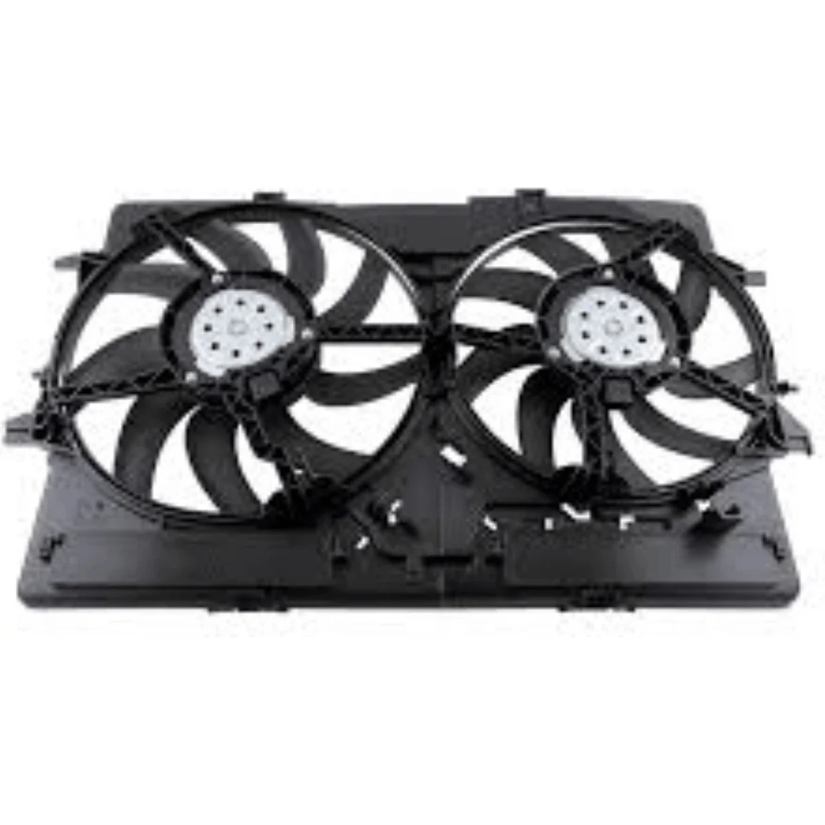 Audi A4 A5 A6 2.0TDI 2008- Radiator Fan Motor with Shroud 370MM 325MM 2 Pin 300W 250W 9 9KA 8K0121207AS1 Wisco
