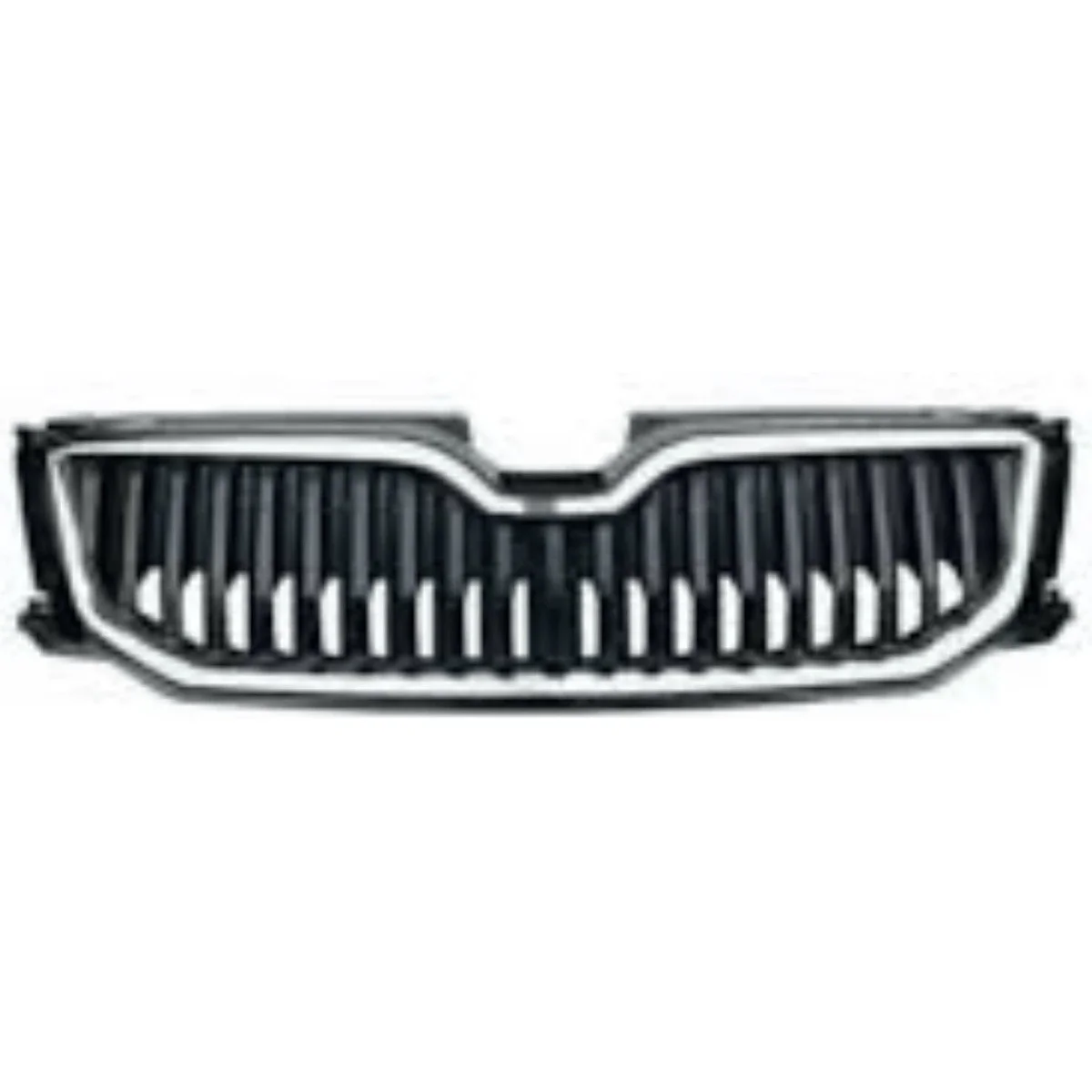 Skoda Octavia 2 2004-2008 Radiator Grille Black Mesh Chrome Frame 1Z0853661739 Wisco