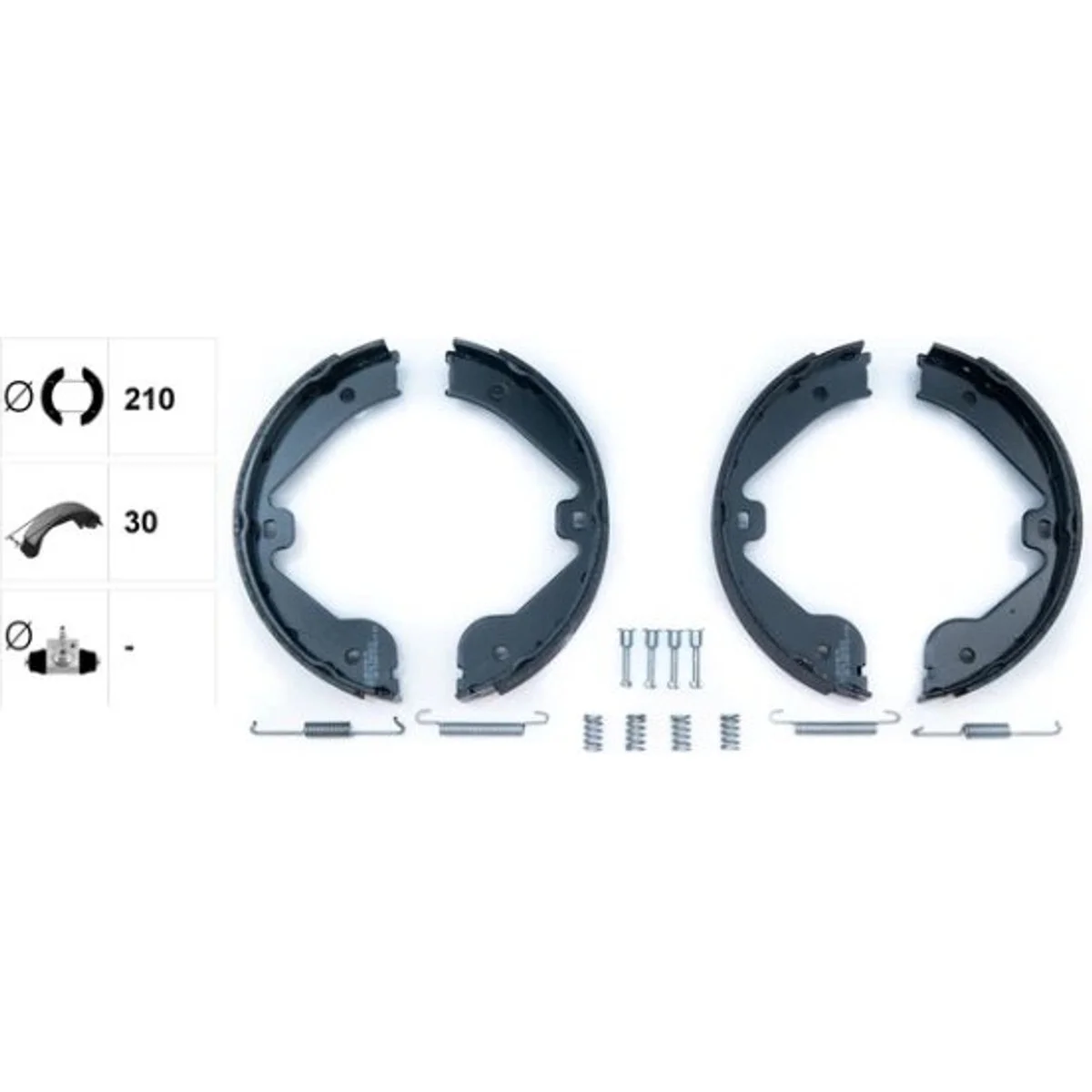 Mercedes W164 X164 W251 Handbrake Shoes Without Spring 1644200620 Textar