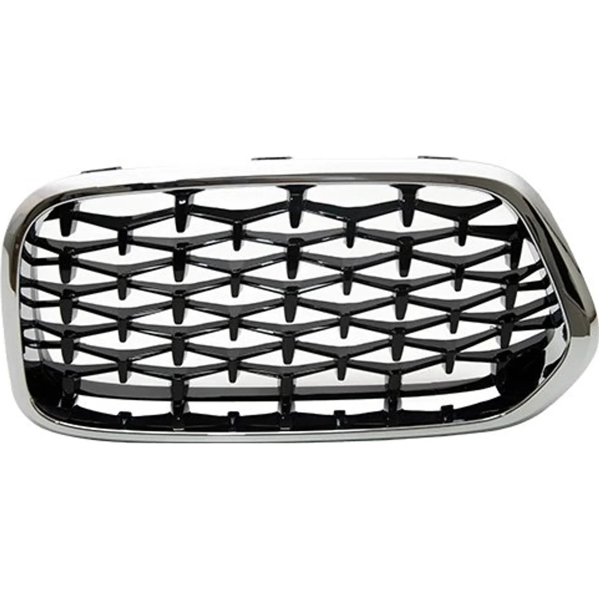 BMW X2:F39 2018- Radiator Grille Left Chrome Black 51135A0A353 Wender