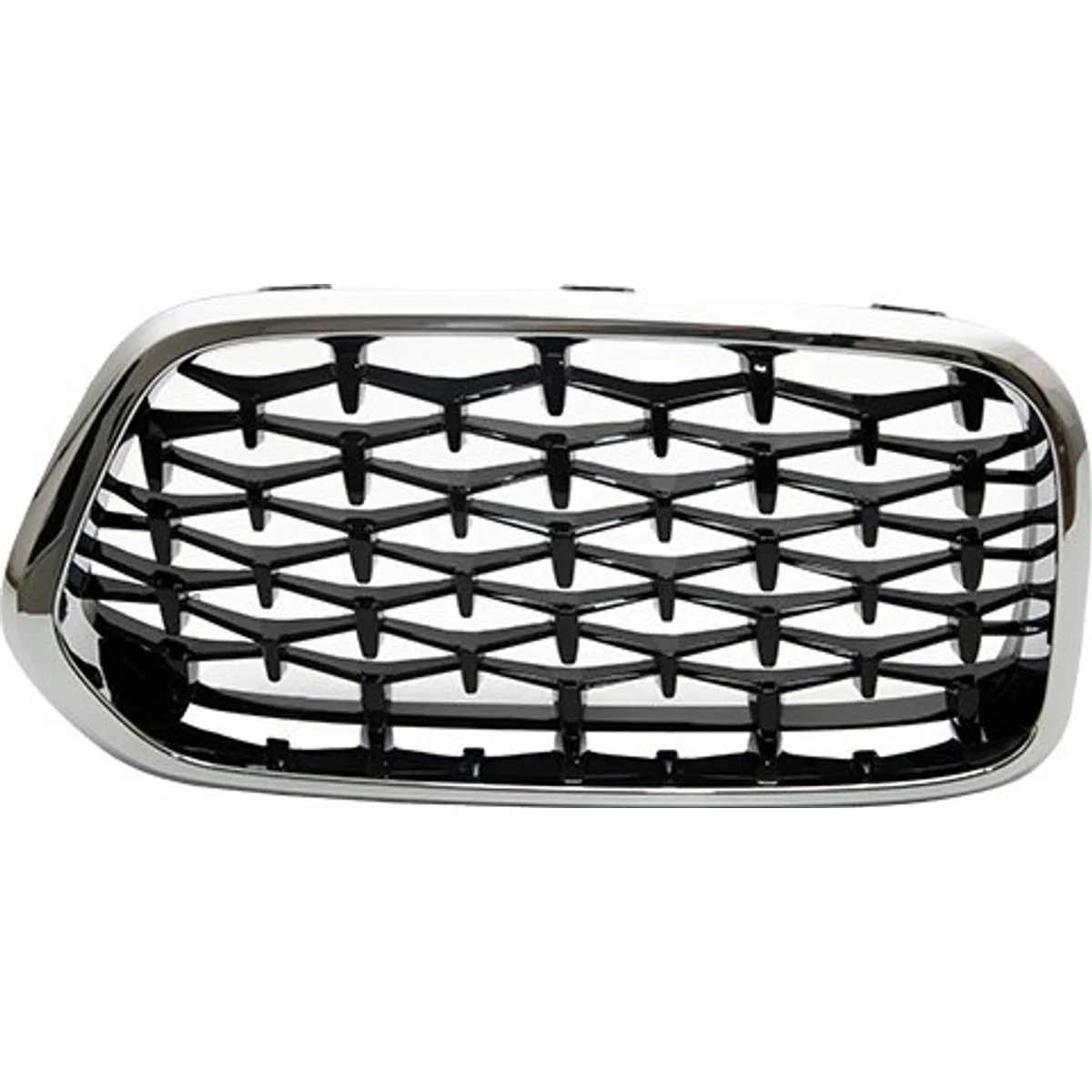 BMW X2:F39 2018- Radiator Grille Right Chrome Black 51135A0A354 Wender