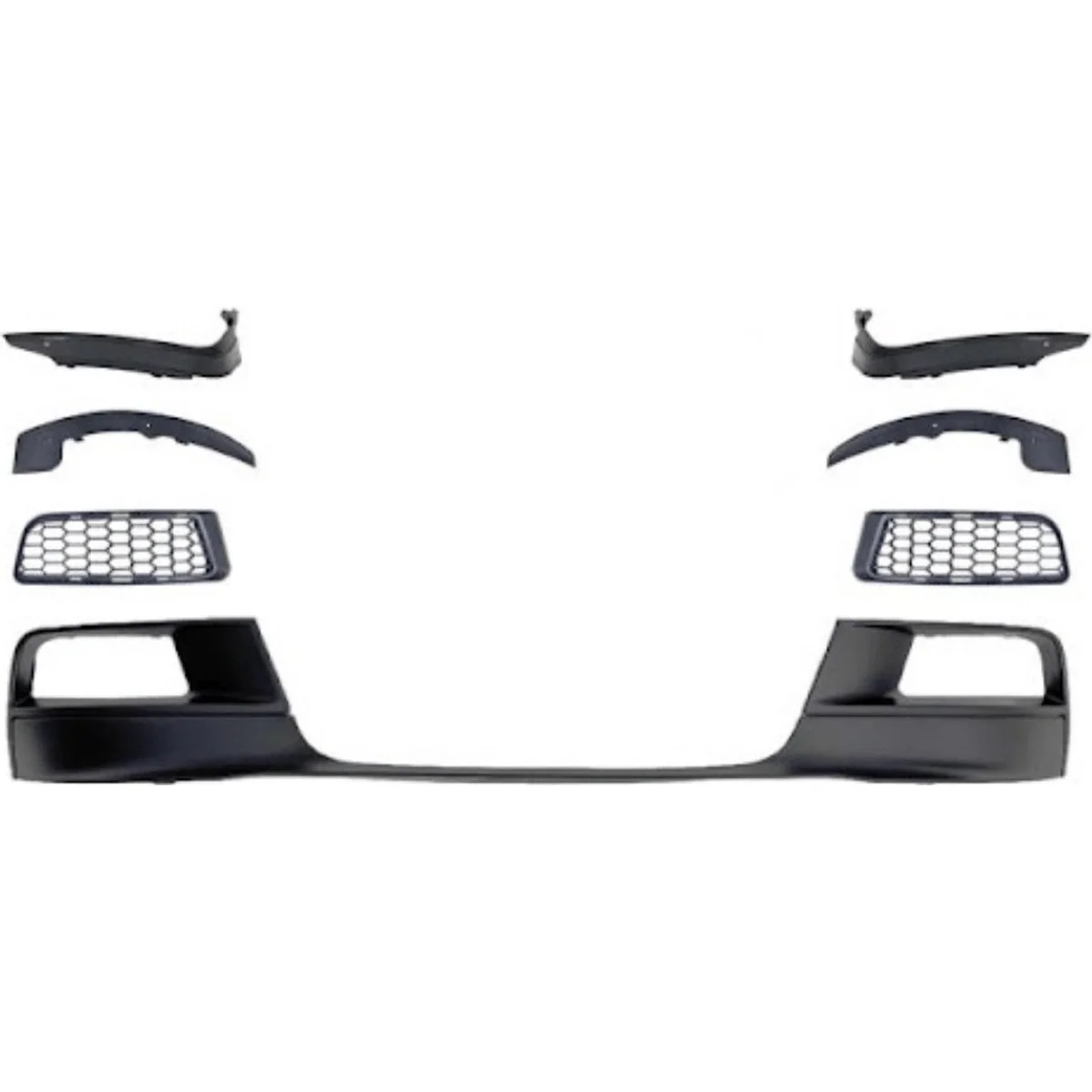 BMW F20 F21 2011-2014 Bumper Spoiler Front Lower Piano Black M Performance 51192220959 Wender