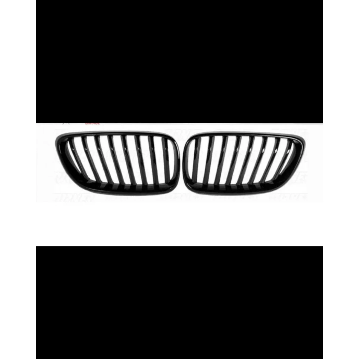 BMW F22+LCI 2014-2017 Radiator Grille Set Matte Black 51712336816 Wender