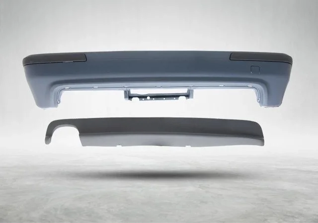BMW E39 1996-2003 Complete Bumper Rear Exhaust With Outlet A51122498505S1 Wender