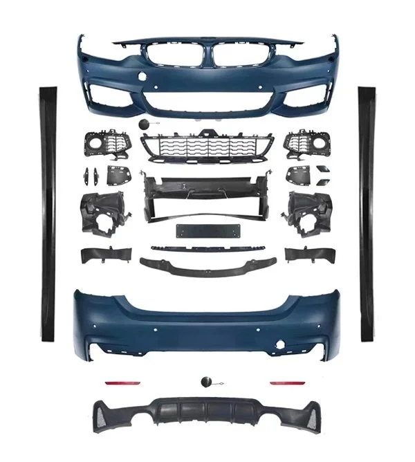 BMW F36+LCI 2014-2021 Body Kit With Headlight Washer With PDC Front Rear 0 Outlet With Running Board M Tech 51118060879S1 Wender