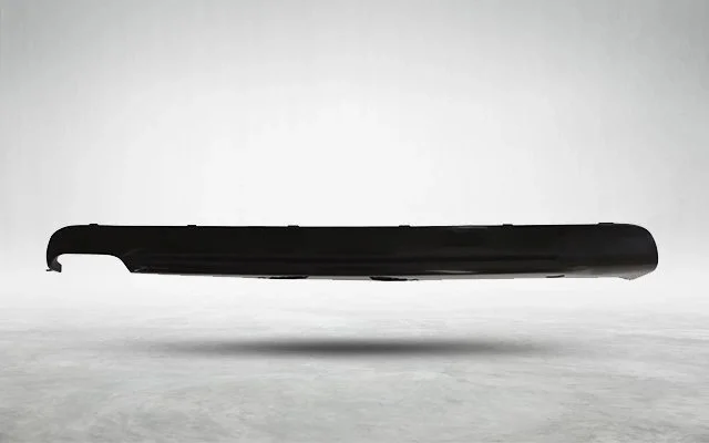BMW E46 (coupe) 1999-2006 Bumper Diffuser Rear OO Exhaust With Outlet Coupe M Tech 51127894028 Wender